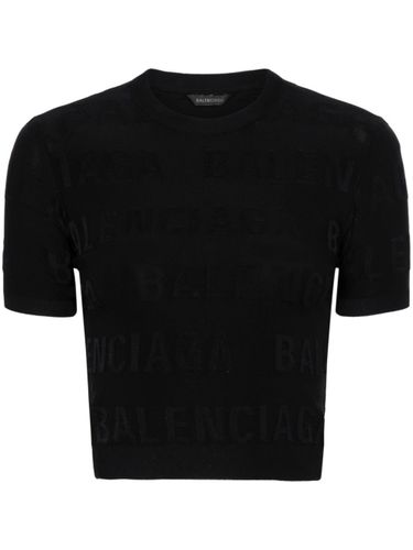 Balenciaga Allover Logo Top - Balenciaga - Modalova
