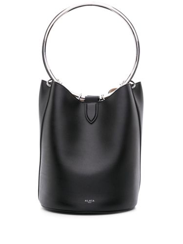 Ring Large Leather Bucket Bag - Alaïa - Modalova