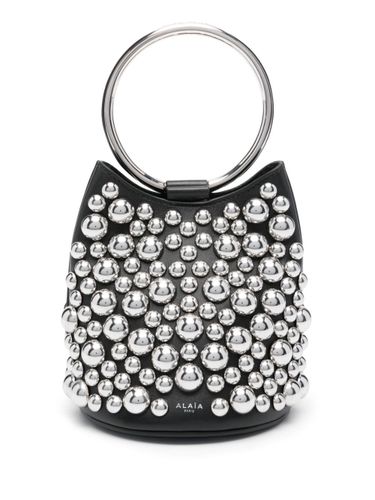 Alaïa Ring Mini Leather Bucket - Alaïa - Modalova