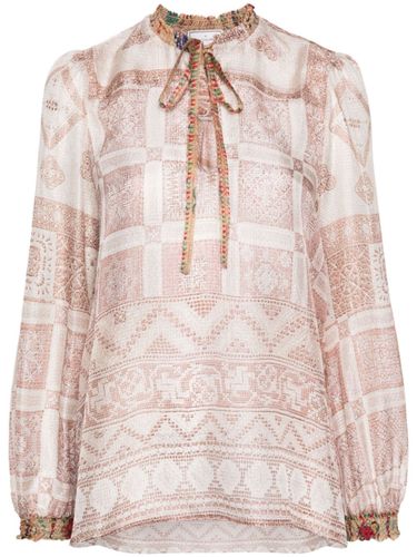 Printed Silk Shirt - Pierre Louis Mascia - Modalova