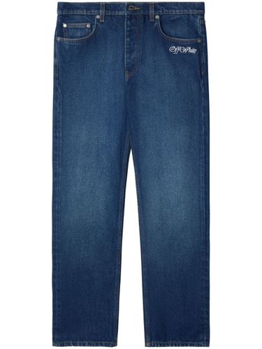 Off White Script Jeans - Off White - Modalova