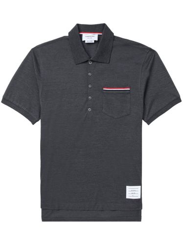 Thom Browne Rwb Cotton Polo Shirt - Thom Browne - Modalova