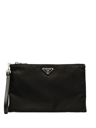 Prada Re-Nylon And Saffiano Pouch - Prada - Modalova
