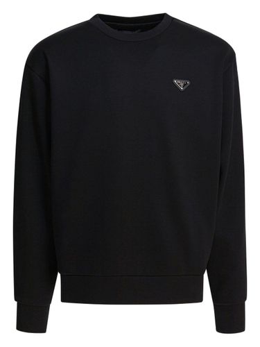 Prada Logo Cotton Sweatshirt - Prada - Modalova