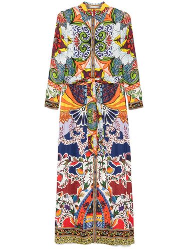 Chassidy Printed Shirt Dress - ALICE+OLIVIA - Modalova