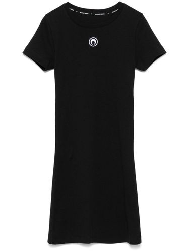 Logo Cotton T-Shirt Dress - MARINE SERRE - Modalova