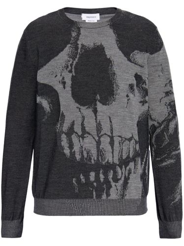 Skull Wool Sweater - Alexander McQueen - Modalova