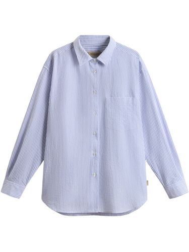 Woolrich Seersucker Cotton Shirt - Woolrich - Modalova