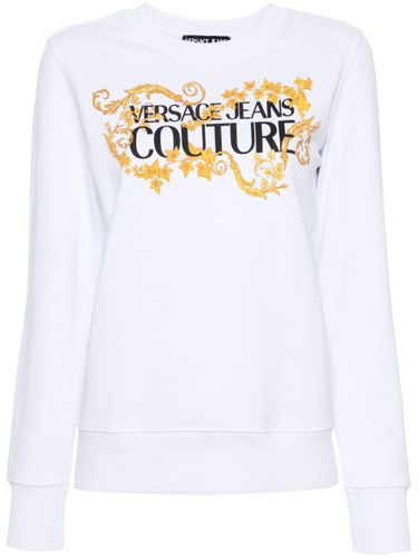 Logo Baroq Cotton Fleece - VERSACE JEANS COUTURE - Modalova