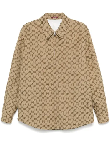 Gucci Gg Supreme Canvas Overshirt - Gucci - Modalova