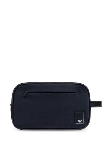 Logo Nylon Beauty-Case - Emporio Armani - Modalova