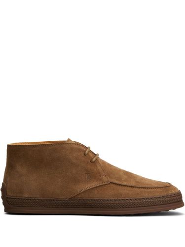 Tod's Suede Leather Ankle Boots - Tod's - Modalova