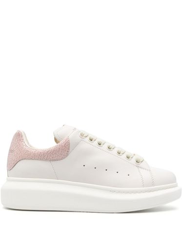 Oversize Leather Sneakers - Alexander McQueen - Modalova