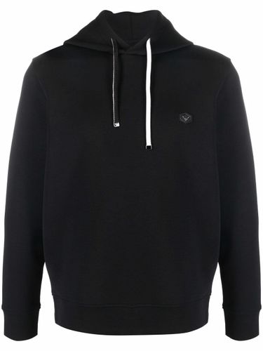 Emporio Armani Logo Cotton Hoodie - Emporio Armani - Modalova