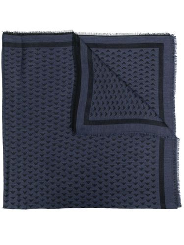 Emporio Armani Wool Blend Foulard - Emporio Armani - Modalova