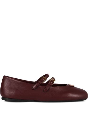 Prada Leather Ballet Flats - Prada - Modalova