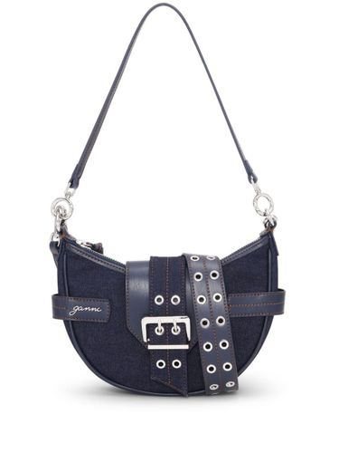 Bucky Small Denim Crossbody Bag - GANNI - Modalova