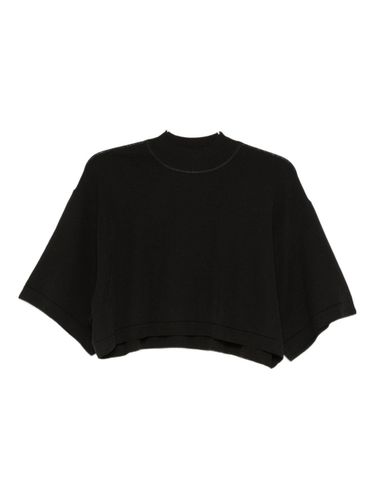 Alaïa Cropped Knitted Top - Alaïa - Modalova