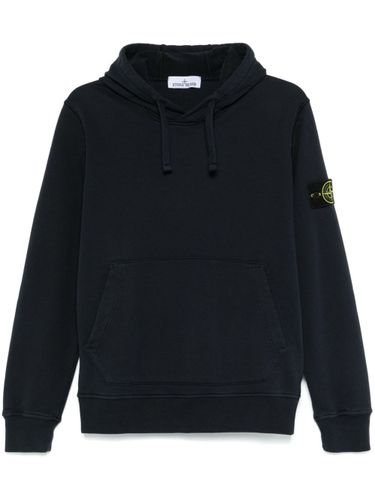Stone Island Logo Cotton Hoodie - Stone Island - Modalova