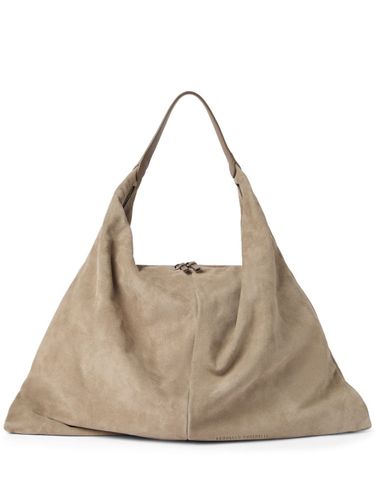 Suede Swing Hobo Bag - Brunello Cucinelli - Modalova