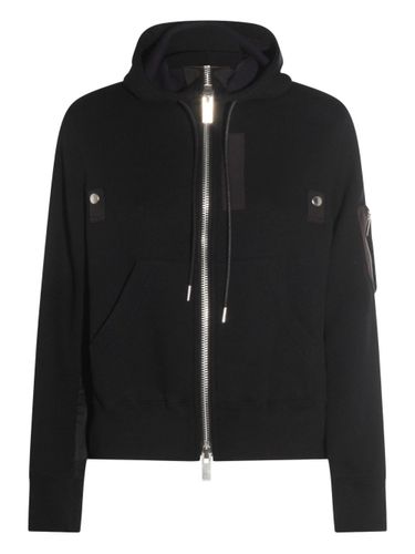 Sacai Cotton And Nylon Hoodie - Sacai - Modalova