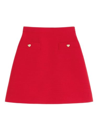 Valentino Wool And Silk Skirt - Valentino - Modalova