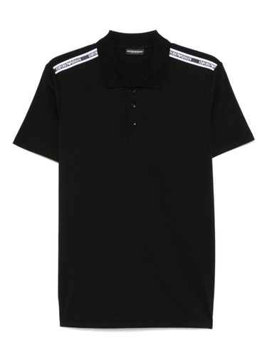 Logo Cotton Polo Shirt - Emporio Armani - Modalova