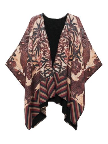 Wool Printed Poncho - Pierre Louis Mascia - Modalova