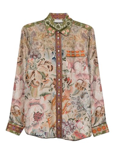 Printed Silk Shirt - Pierre Louis Mascia - Modalova