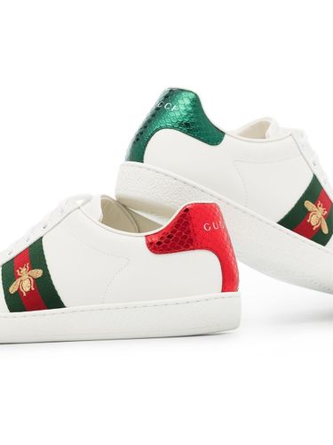 Gucci Ace Leather Sneakers - Gucci - Modalova