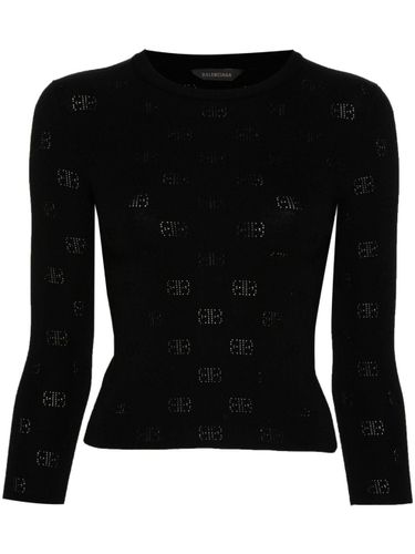 Balenciaga Open-Knit Wool Top - Balenciaga - Modalova