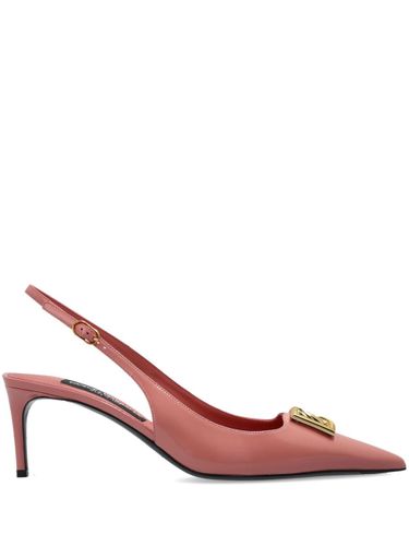 Dg Logo Leather Pumps - Dolce & Gabbana - Modalova