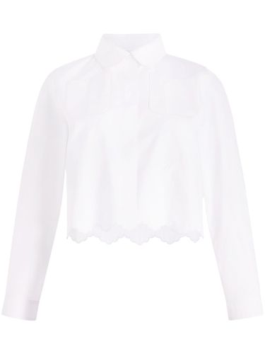 Poplin Shirt With Scalloped Hem - PATOU - Modalova