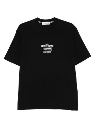 Archive Logo Cotton T-Shirt - Stone Island - Modalova