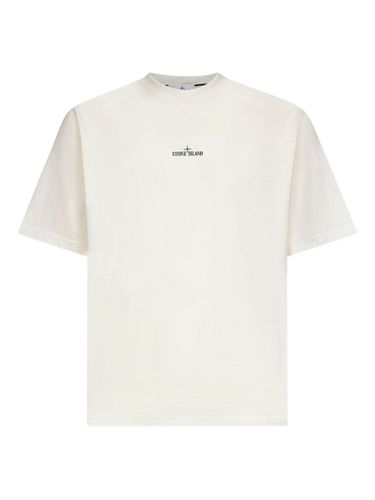 Archive Logo Cotton T-Shirt - Stone Island - Modalova
