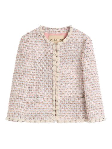 Valentino Tweed Short Jacket - Valentino - Modalova