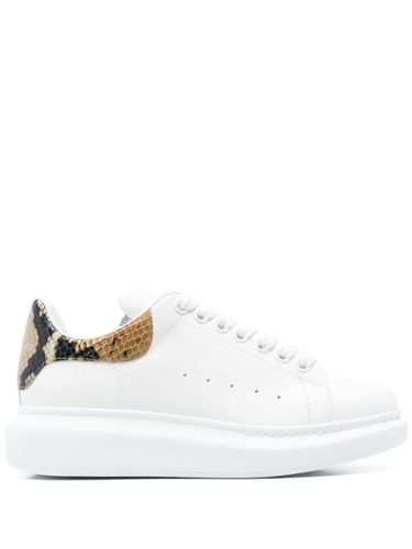 Oversize Leather Sneakers - Alexander McQueen - Modalova