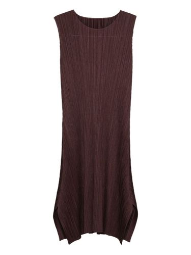 Pleated Midi Dress - PLEATS PLEASE ISSEY MIYAKE - Modalova