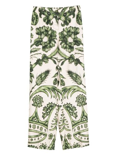 Printed Silk Trousers - FOR RESTLESS SLEEPERS - Modalova