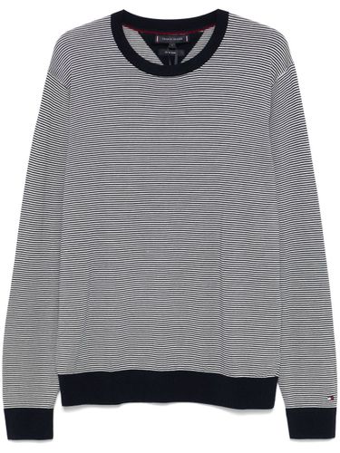 Striped Cotton Sweater - Tommy Hilfiger - Modalova