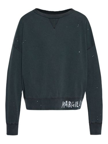 Crewneck Sweatshirt With Distressed Details - Maison Margiela - Modalova