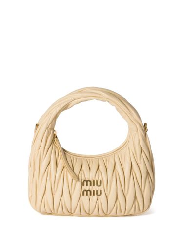 Miu Miu Wander Leather Hobo Bag - Miu Miu - Modalova
