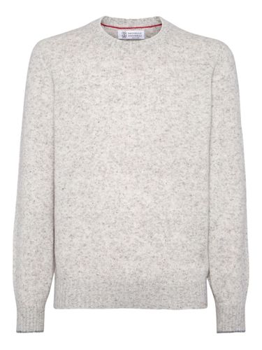Silk And Alpaca Wool Sweater - Brunello Cucinelli - Modalova