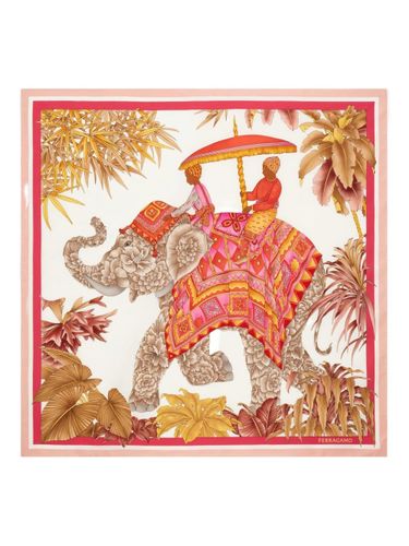 Ferragamo Printed Silk Foulard - Ferragamo - Modalova