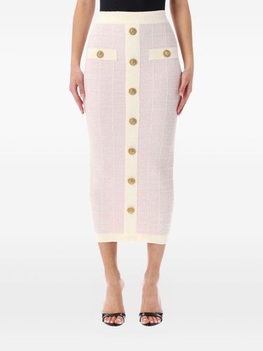 Balmain Tweed Long Skirt - Balmain - Modalova