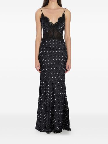 SELF PORTRAIT Polka Dot Long Dress - SELF PORTRAIT - Modalova