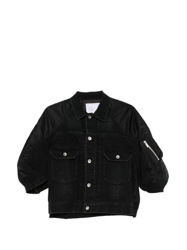 Sacai Nylon And Denim Jacket - Sacai - Modalova