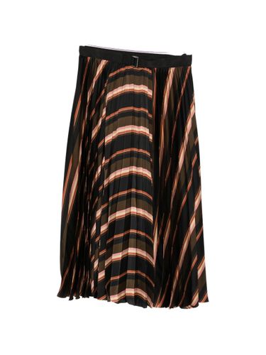 Sacai Striped Midi Skirt - Sacai - Modalova