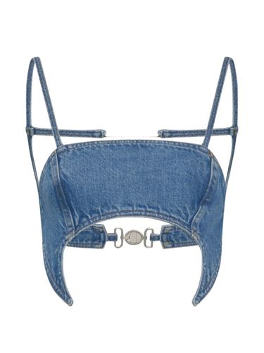 MARINE SERRE Denim Bra Top - MARINE SERRE - Modalova