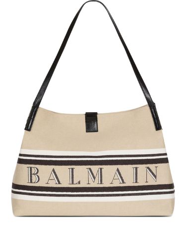 Release Canvad And Leather Medium Tote - Balmain - Modalova